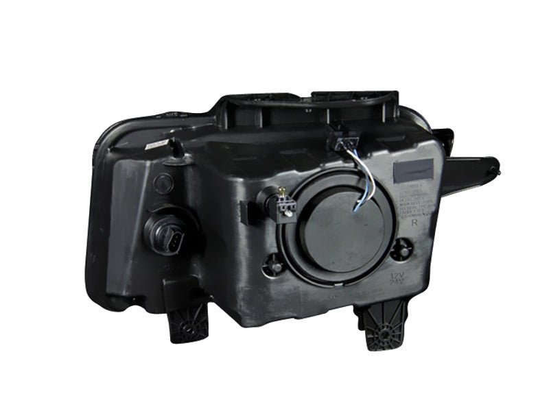 ANZO 2010-2013 Chevrolet Camaro Projector Headlights w/ Halo Black (CCFL) ANZO ANZ121312