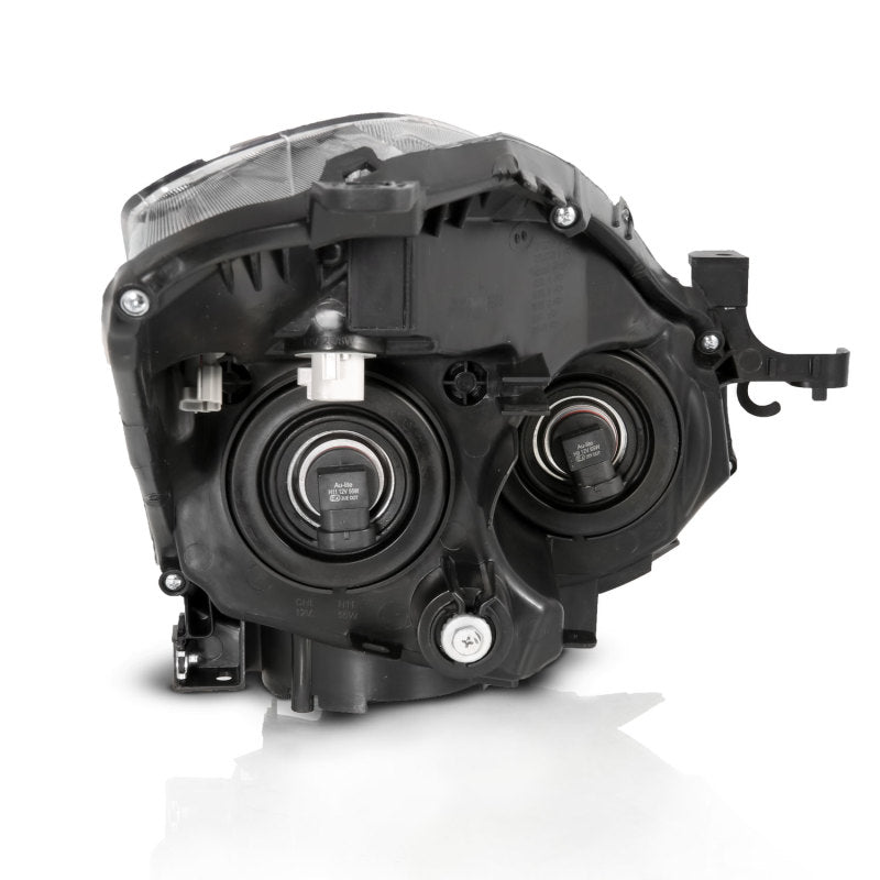ANZO 2010-2013 Nissan Altima Projector Headlight Black (Halogen Type) - Black Ops Auto Works