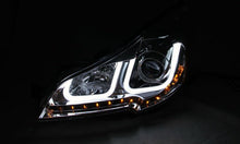 Load image into Gallery viewer, ANZO 2010-2014 Subaru Outback Projector Headlights w/ U-Bar Black ANZO ANZ111285