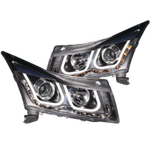 Load image into Gallery viewer, ANZO 2011-2015 Chevrolet Cruze Projector Headlights w/ U-Bar Black ANZO ANZ121462