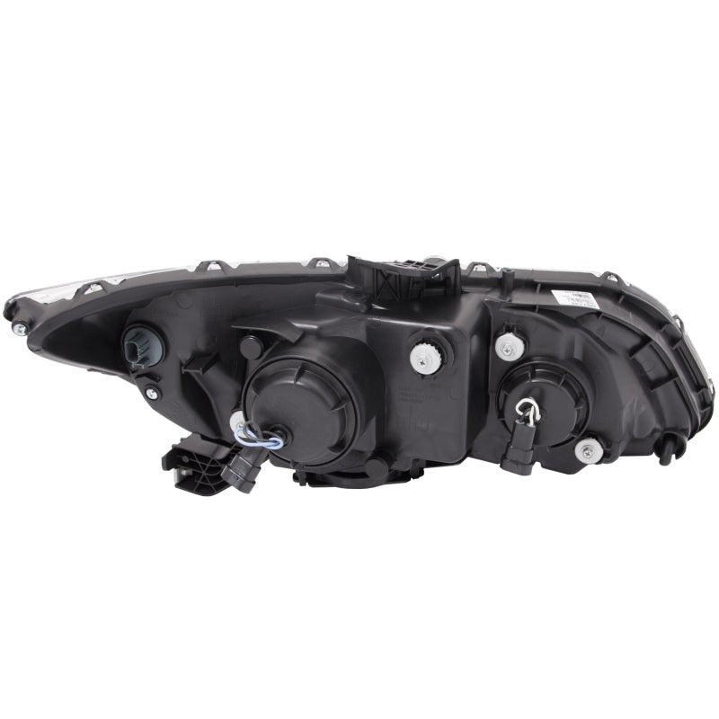 ANZO 2012-2015 Honda Civic Projector Headlights w/ U-Bar Black ANZO ANZ121479