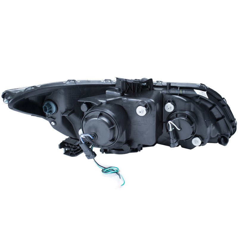 ANZO 2012-2015 Honda Civic Projector Headlights w/ U-Bar Chrome - Black Ops Auto Works