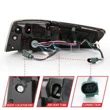 Load image into Gallery viewer, ANZO 2012-2018 Audi A6 LED Taillight Black Housing Red/Clear Lens 4 pcs (Sequential Signal) ANZO ANZ321353