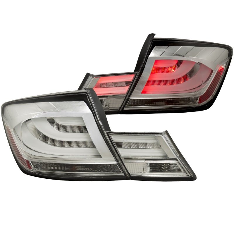 ANZO 2013-2015 Honda Civic (excludes hybrid) LED Taillights Chrome ANZO ANZ321325