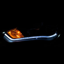 Load image into Gallery viewer, ANZO 2013-2015 Hyundai Genesis Projector Headlights w/ Plank Style Design Black (HID Compatible) ANZO ANZ121511