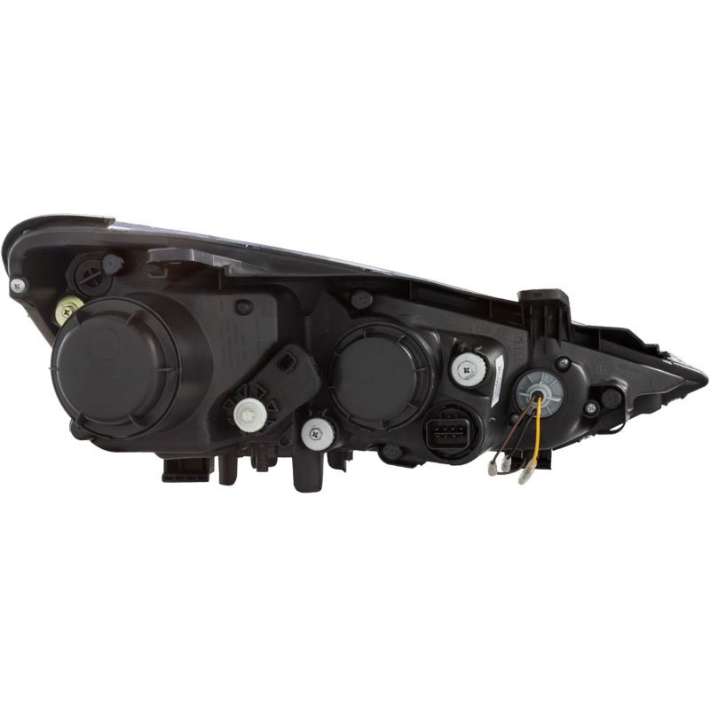 ANZO 2013-2015 Hyundai Genesis Projector Headlights w/ Plank Style Design Black (HID Compatible) ANZO ANZ121511