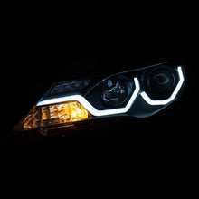 Load image into Gallery viewer, ANZO 2013-2015 Toyota Rav4 Projector Headlights w/ Plank Style Design Black ANZO ANZ111332