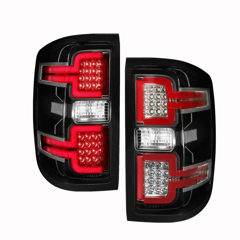 ANZO 2014-2018 Chevy Silverado 1500 LED Taillights Black ANZO ANZ311289