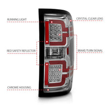 Load image into Gallery viewer, ANZO 2014-2018 Chevy Silverado 1500 LED Taillights Chrome ANZO ANZ311291