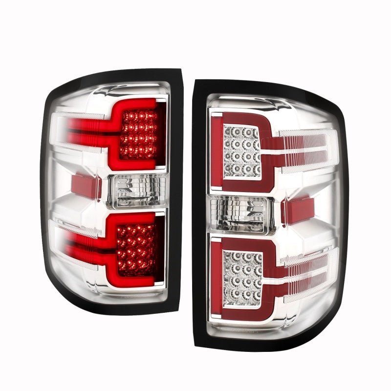 ANZO 2014-2018 Chevy Silverado 1500 LED Taillights Chrome ANZO ANZ311291