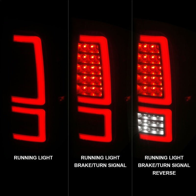 ANZO 2014-2021 Toyota Tundra LED Taillights Black Housing/Clear Lens ANZO ANZ311436