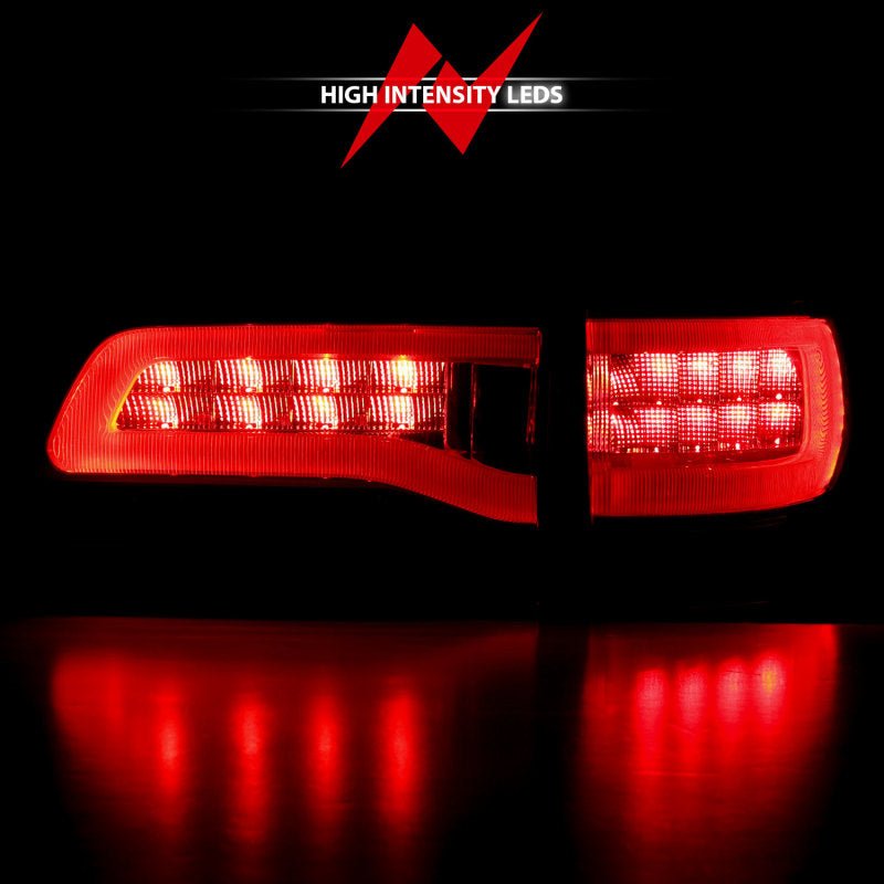 ANZO 2014-2022 Jeep Grand Cherokee LED Taillights Red/Smoke ANZO ANZ311269