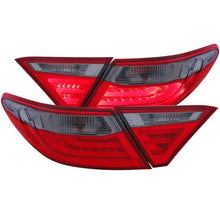 Load image into Gallery viewer, ANZO 2015-2016 Toyota Camry LED Taillights Smoke - Black Ops Auto Works