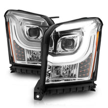Load image into Gallery viewer, ANZO 2015-2017 GMC Yukon XL Projector Headlights W Lightbar - Chrome/Amber ANZO ANZ111536