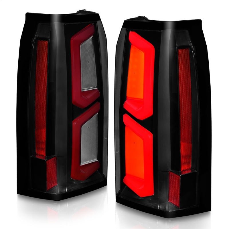 ANZO 2015-2020 Chevrolet Tahoe LED Tail Lights w/ Light Bar Black Housing Somke Lens ANZO ANZ311375