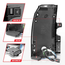 Load image into Gallery viewer, ANZO 2015-2020 Chevrolet Tahoe LED Tail Lights w/ Light Bar Black Housing Somke Lens - Black Ops Auto Works