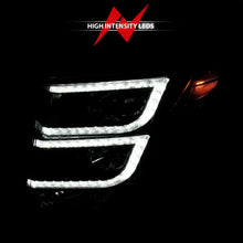 Load image into Gallery viewer, ANZO 2015-2020 Chevy Tahoe Projector Headlights Plank Style Black w/DRL - Black Ops Auto Works