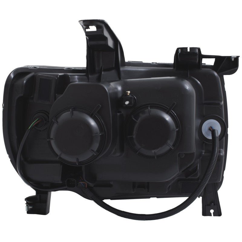 ANZO 2015+ GMC Canyon Projector Headlights w/ Plank Style Design Black w/ Amber ANZO ANZ111381