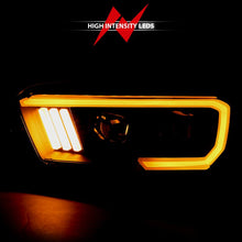 Load image into Gallery viewer, ANZO 2016-2017 Toyota Tacoma Projector Headlights w/ Plank Style Switchback Black w/ Amber ANZO ANZ111396