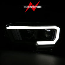 Load image into Gallery viewer, ANZO 2016-2017 Toyota Tacoma Projector Headlights w/ Plank Style Switchback Black w/ Amber ANZO ANZ111396