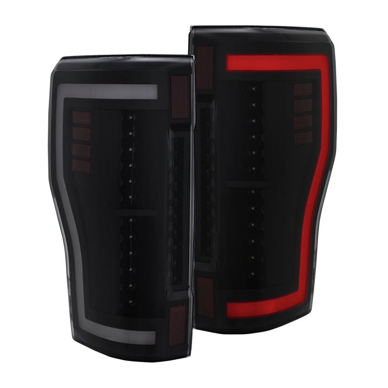 ANZO 2017+ Ford F-250 LED Taillights - Black/Smoke ANZO ANZ311288
