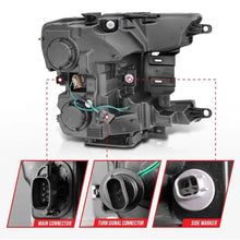 Load image into Gallery viewer, ANZO 2018-2020 Ford F-150 Projector Headlight w/Plank Style Switchback Chrome Housing ANZO ANZ111510