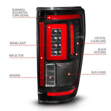 Load image into Gallery viewer, ANZO 21-23 Ford F-150 LED Taillights Seq. Signal w/BLIS Cover - Black (For Factory Halogen ONLY) ANZO ANZ311475