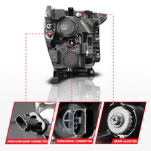 Load image into Gallery viewer, Anzo 21-23 Ford F150 LED Projector Headlight w/Switchback+Sequential - Black (Driver Side Only) ANZO ANZ111594-L