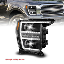 Load image into Gallery viewer, Anzo 21-23 Ford F150 LED Projector Headlight w/Switchback+Sequential - Black (Passenger Side Only) ANZO ANZ111594-R