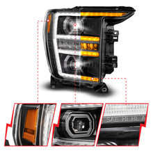 Load image into Gallery viewer, Anzo 21-23 Ford F150 LED Projector Headlight w/Switchback+Sequential - Black (Passenger Side Only) ANZO ANZ111594-R