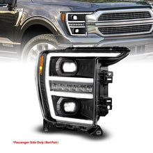 Load image into Gallery viewer, Anzo 21-23 Ford F150 LED Projector Headlight w/Switchback+Sequential - Black (Passenger Side Only) ANZO ANZ111594-R