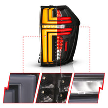 Load image into Gallery viewer, ANZO ANZO 21-24 Chevy Suburban/Tahoe Full LED Tail Lights SeqSig Black - Pair
