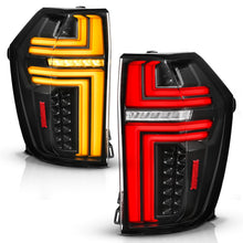 Load image into Gallery viewer, ANZO ANZO 21-24 Chevy Suburban/Tahoe Full LED Tail Lights SeqSig Black - Pair