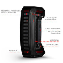 Load image into Gallery viewer, ANZO 22-24 Toyota Tundra Z-Series Full LED Tail Lights Smoke Lens Init/SeqSig- Pair ANZO ANZ311455X