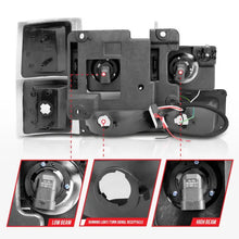 Load image into Gallery viewer, ANZO 88-98 Chevrolet C1500 Crystal Headlights Black Housing w/ Signal and Side Marker Lights - Black Ops Auto Works