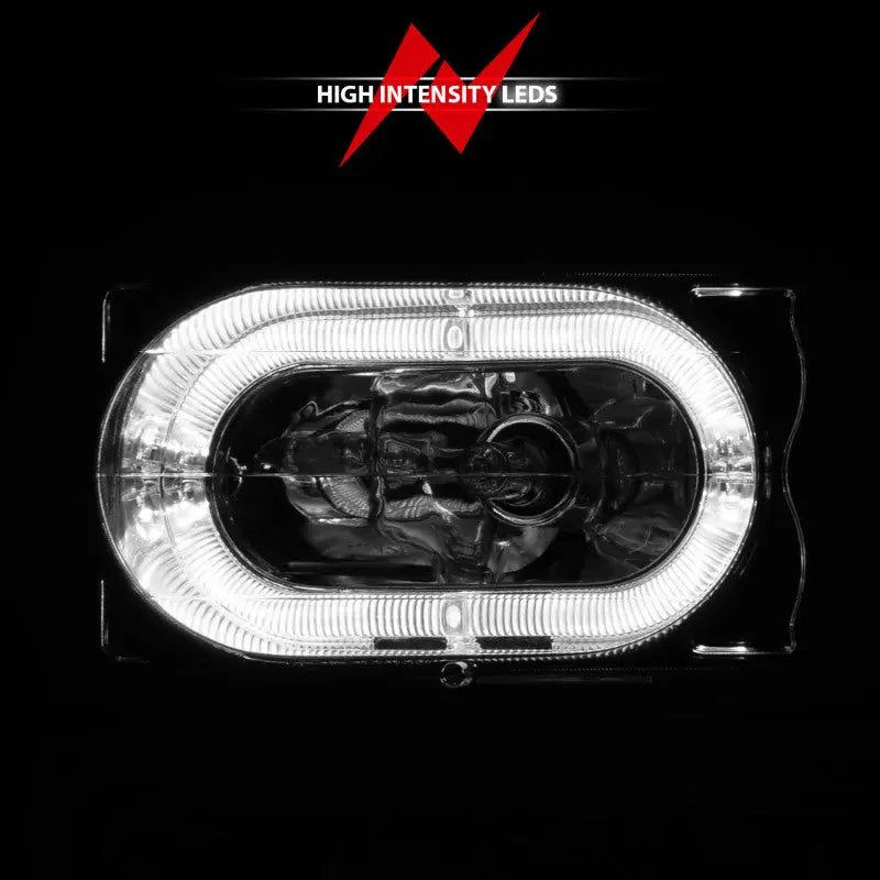 ANZO 88-98 Chevrolet C1500 Crystal Headlights Chrome Housing w/ Signal and Side Marker Lights ANZO ANZ111508