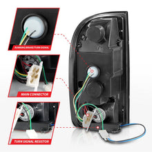 Load image into Gallery viewer, ANZO 95-00 Toyota Tacoma LED Taillights Black Housing Clear Lens (Pair) - Black Ops Auto Works