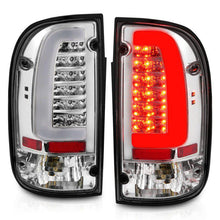 Load image into Gallery viewer, ANZO 95-00 Toyota Tacoma LED Taillights Chrome Housing Clear Lens (Pair) - Black Ops Auto Works