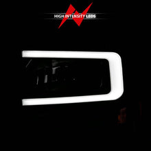 Load image into Gallery viewer, ANZO 99-04 Ford F250/F350/F450/Excursion (excl. 99) Crystal Headlights - w/ Light Bar Black Housing ANZO ANZ111549