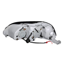 Load image into Gallery viewer, ANZO 1996-1998 Honda Civic Projector Headlights w/ Halo Black - Anzo 121068