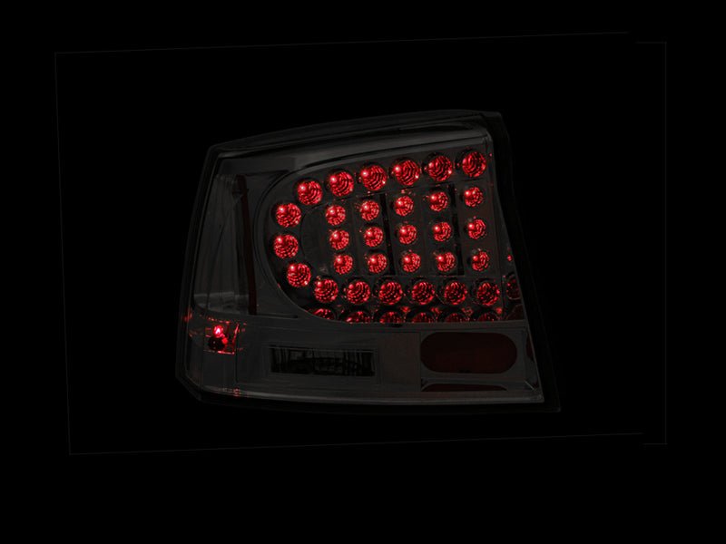 ANZO 2006-2008 Dodge Charger LED Taillights Dark Smoke - ANZO 321229
