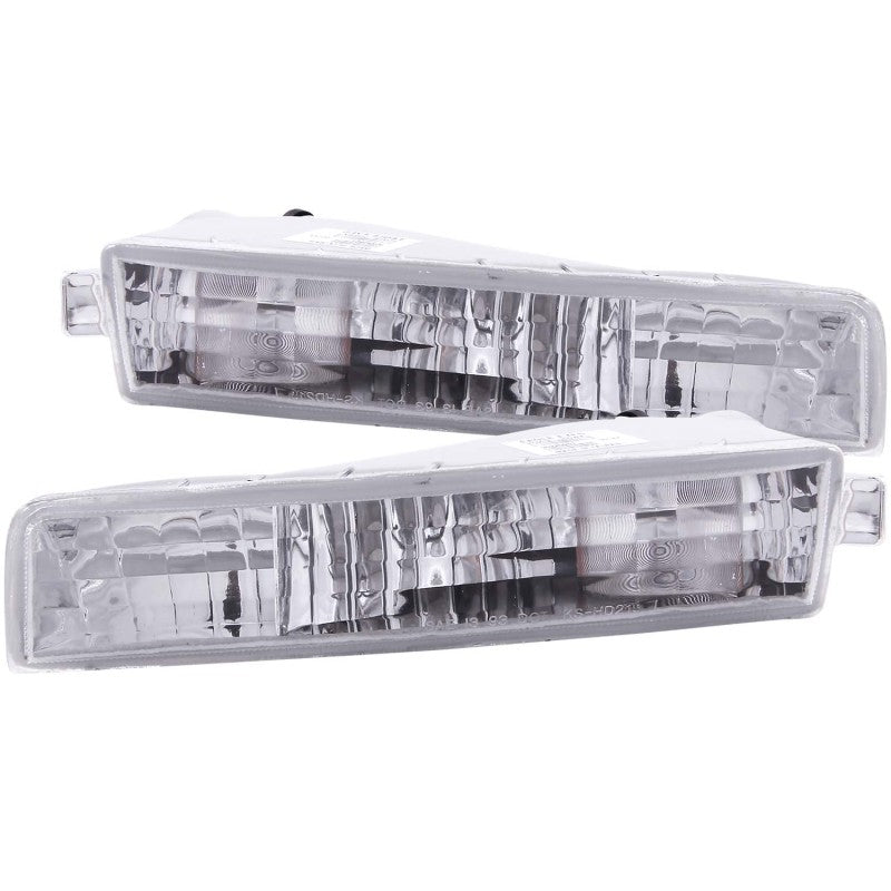 ANZO 1997-2001 Honda Prelude Euro Parking Lights Chrome - ANZO 511012