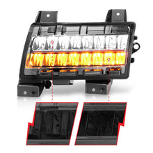 Load image into Gallery viewer, ANZO 2018-2021 Jeep Wrangler LED Side Markers Chrome Housing Smoke Lens w/ Seq. Signal Sport Bulb - ANZO 511085