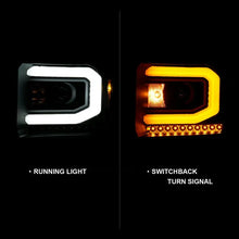 Load image into Gallery viewer, ANZO GMC SIERRA 1500 14-15 2500H/15-19 Projector Headlight Plank Style Black w/ Switchback (Halogen) ANZO ANZ111487