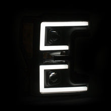 Load image into Gallery viewer, ANZO LED Headlights 17-18 Ford F-250 Super Duty Plank-Style L.E.D. Headlight Black (Pair) ANZO ANZ111388