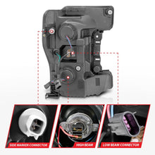 Load image into Gallery viewer, ANZO LED Headlights 17-18 Ford F-250 Super Duty Plank-Style L.E.D. Headlight Black (Pair) ANZO ANZ111388