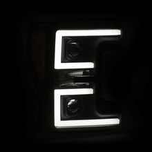 Load image into Gallery viewer, ANZO LED Headlights 17-18 Ford F-250 Super Duty Plank-Style L.E.D. Headlight Black (Pair) ANZO ANZ111388