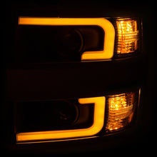 Load image into Gallery viewer, ANZO Projector Headlights 15-17 Chevrolet Silverado 2500HD / 3500HD Black w/ Chrome Rim - Black Ops Auto Works