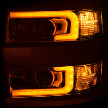 Load image into Gallery viewer, ANZO Projector Headlights 15-17 Chevrolet Silverado 2500HD / 3500HD Chrome w/ Chrome Rim ANZO ANZ111366