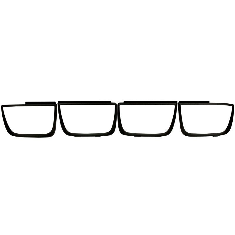 ANZO Taillight Bezels 2010-2013 Chevrolet Camaro Taillight Bezels - 4pc Flat Black ANZO ANZ351001